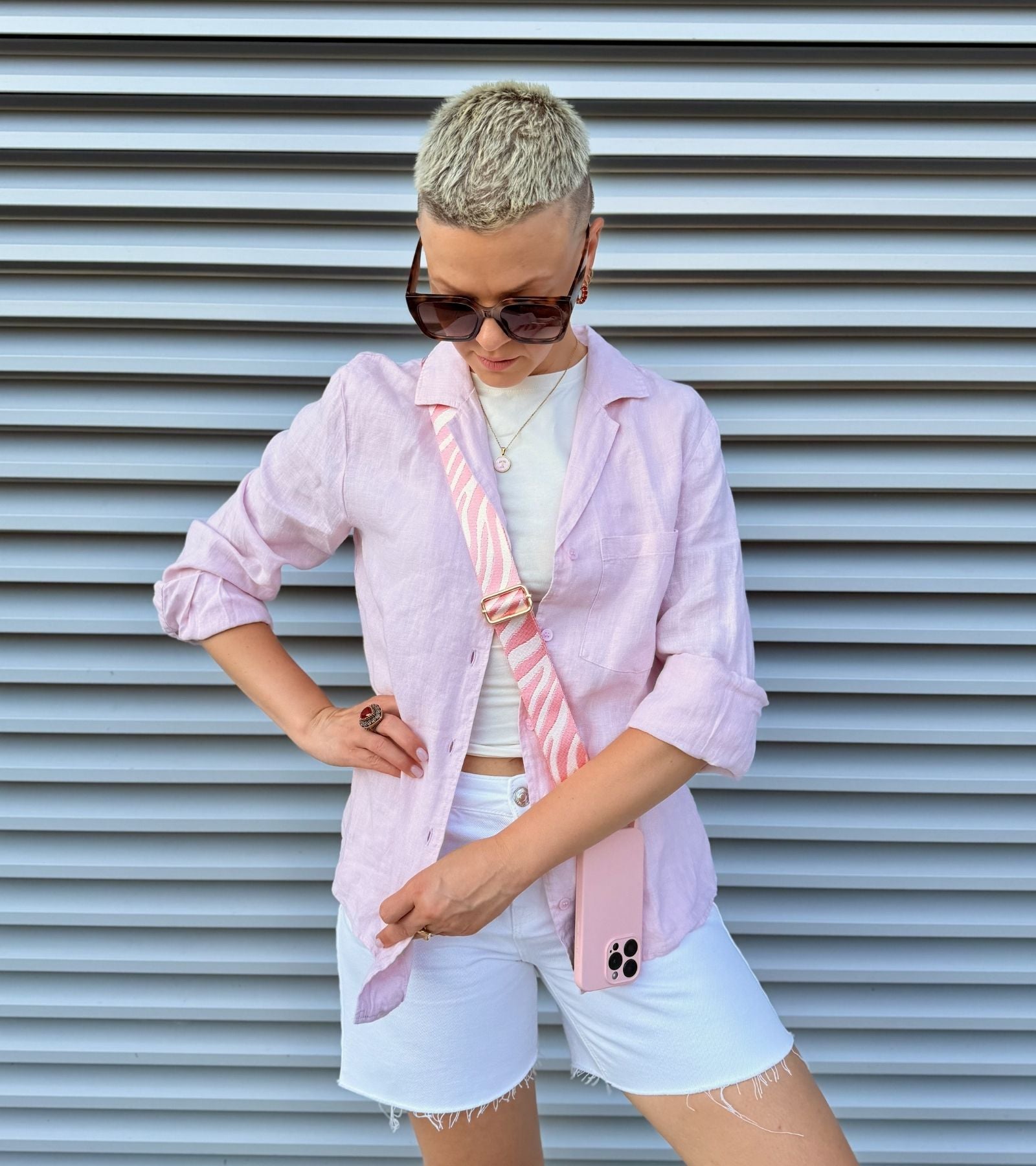 Strappy Wild – Blush Zebra
