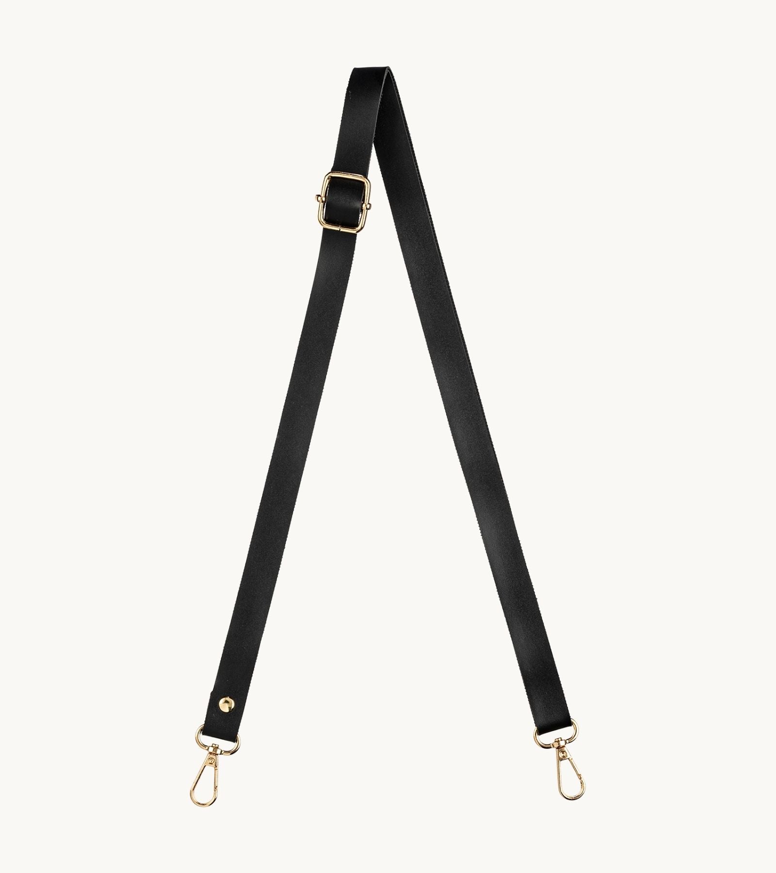 Strappy Leather – Obsidian Black